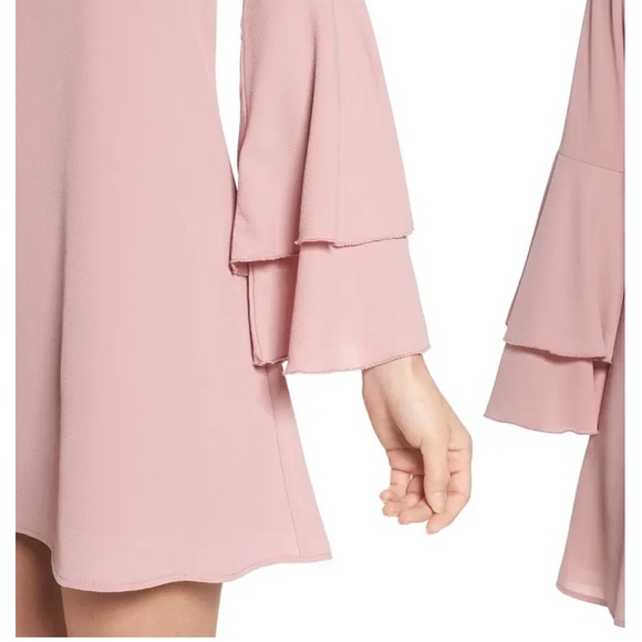 Mary & Mabel vneck bell sleeve slip over fully lined dress size small - Picture 9 of 9